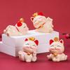 Украшение для рабочего стола Lucky Cat из смолы - милое мультяшное украшение для офиса