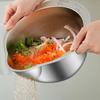 Кухонная миска 2 в 1 для мытья и нарезки овощей из нержавеющей стали - высококачественное сито для фруктов, миска для мытья риса, кухонный инструмент, набор