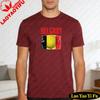 Belgium Flag Soccer Ball TShirt Gift for Football Fans Unisex Shirt Soccer Part Supplies Short Sleeve Unisex Fashion Cotton Tops