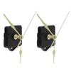 2Set Quartz Clock Movement Pointers Kit Mechanism Fittings DIY Clock Repairing Parts Gold