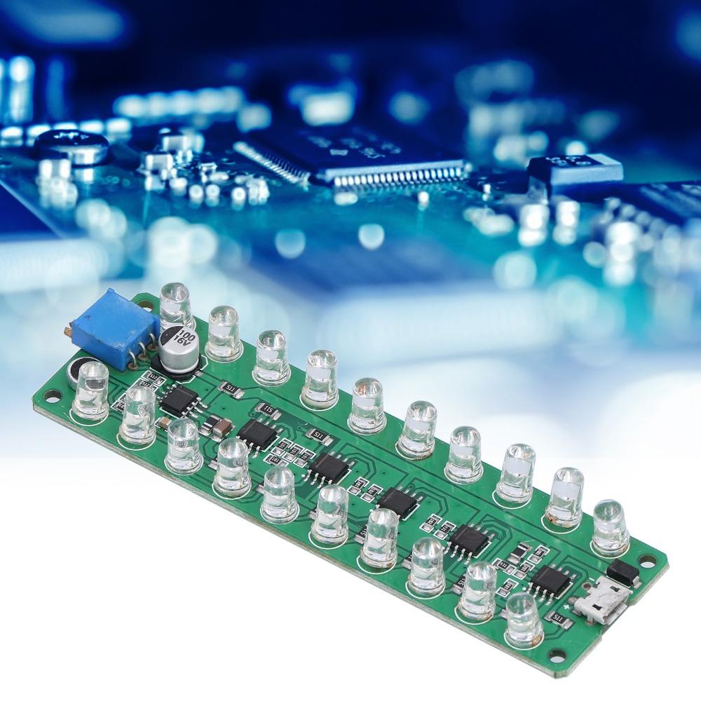 Reverse Connection Protection LED VU Meter LED Display LED Display RGB Bar Sound Test