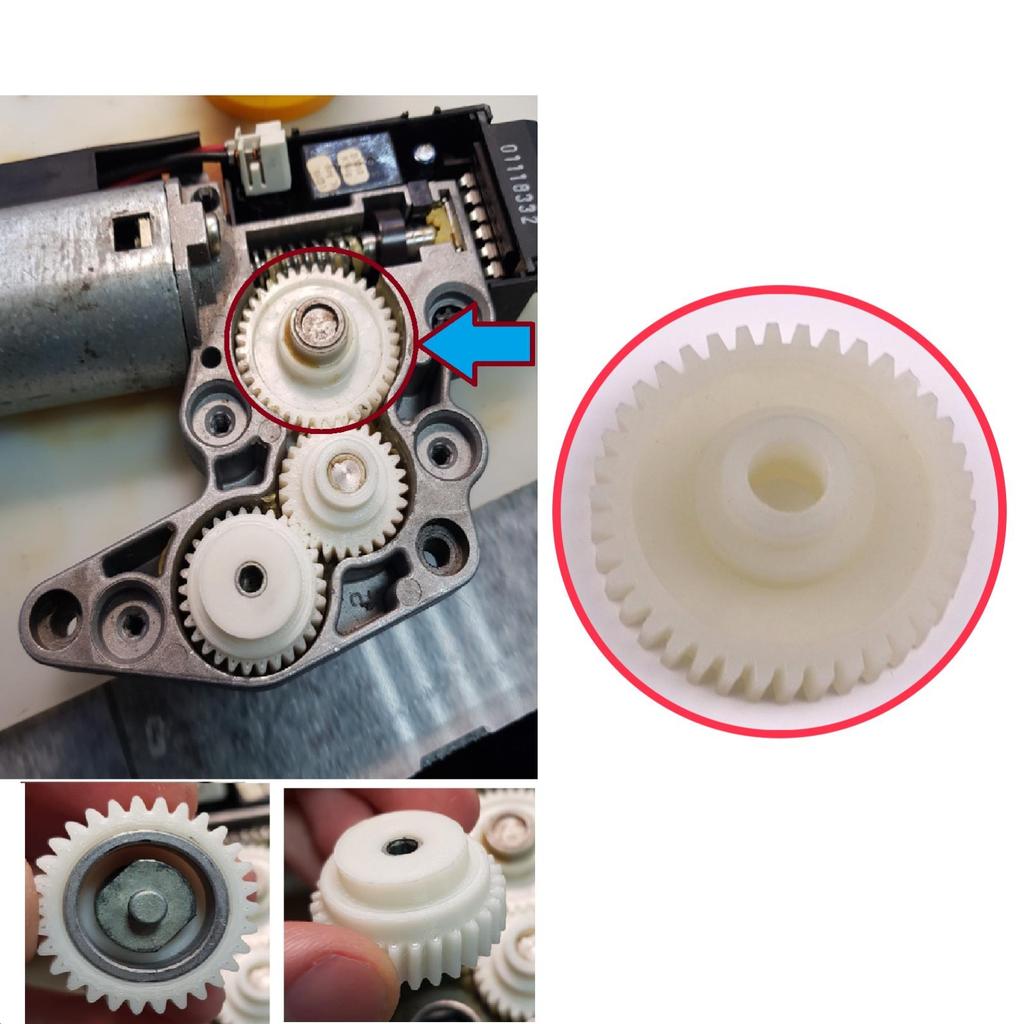 ESR34 Мотор привода люка Шестерня-пиньон Ремонтная шестерня 38 зубьев для Citroen C3 FC Toyota Avensis T22 Corona T21 Opel Zafira A