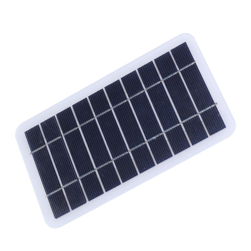 2W 5V Polycrystalline Silicon Solar Panel Outdoor Solar Battery Charger Mobile Power Supply for Charging Mobile Phone