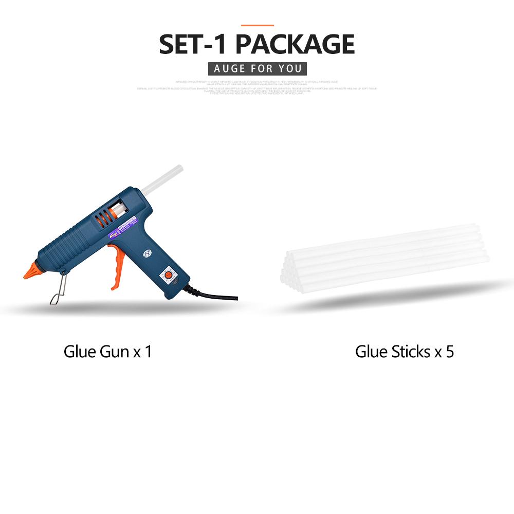 150 Вт термоплавкий клеевой пистолет с контролем температуры для дома, DIY, промышленное производство, использование 11 мм, клеевые стержни, сопло из чистой меди