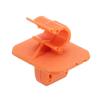 Кронштейн стержня капота, фиксатор кронштейна, стержень капота, оранжевый пластик