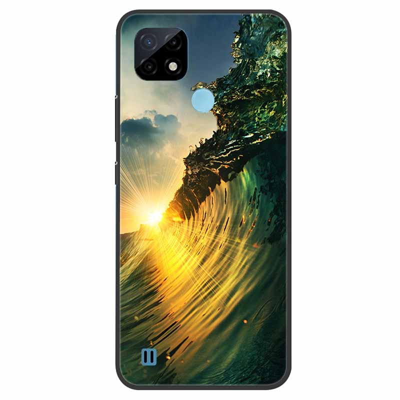 Для Realme C21 чехол противоударный мягкий силиконовый чехол из ТПУ для Realme C31 C21Y C25S C25 чехлы для телефонов Realme C21 C31 милый мультфильм