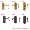1pc Funny Retro Vintage Mini 1/12 Dollhouse Miniature Key Door Lock