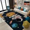 Мультяшный ковер Космонавт в космосе Ковер Галактика Вселенная Ковер Планета Ракета Детская спальня Декор Напольный коврик Домашние коврики для ванной-туалета Придверный коврик