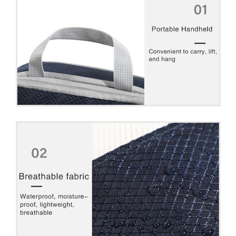 4 Set Travel Packing Cubes Compression Packing Cubes for Suitcase Luggage Cubes Suitcase Organizer Bags Travel Essential