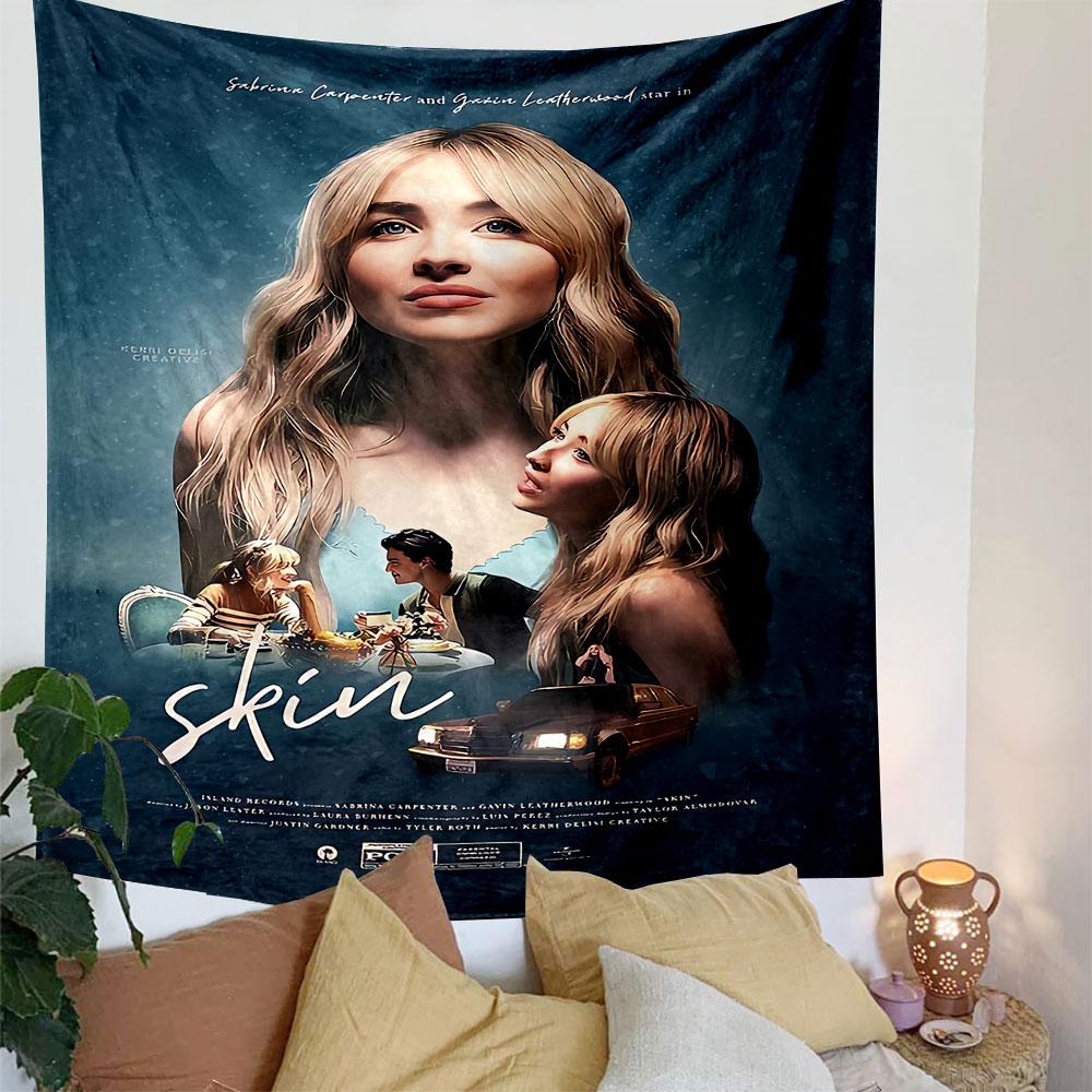 Skin Design Tapestry Wall Hanging, Textured Graphic Art, Wall Decor for Bedroom Living Room Dorm