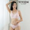 Комплект из бюстгальтера и трусиков Vivian all fit (базовый/кружевной) (3 цвета)