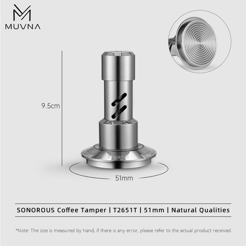 Ударный тампер для эспрессо 51 мм 53 мм 58,35 мм из нержавеющей стали с регулируемой глубиной распределения кофейные принадлежности инструмент