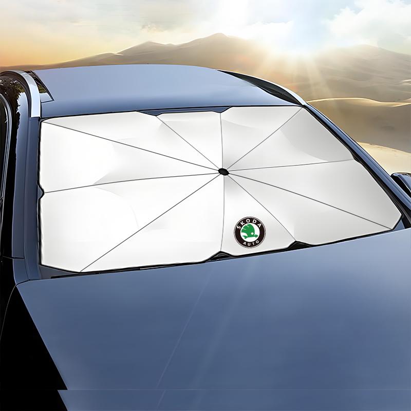 Автомобильный солнцезащитный козырек на лобовое стекло для Skoda Kamiq Rapid Scala Roomster YETI Защита от УФ лучей Солнцезащитный козырек Автомобильные аксессуары для интерьера