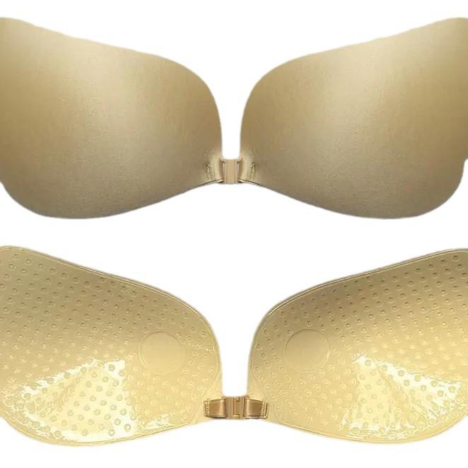 Silicone Invisible Push-Up Winged Breast Pasties: Strapless Breathable Bra for All Bust Sizes