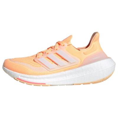 Женские кроссовки UltraBoost Light Кислотно-оранжевые Серо-коричневые Блаженно-оранжевые HQ8598