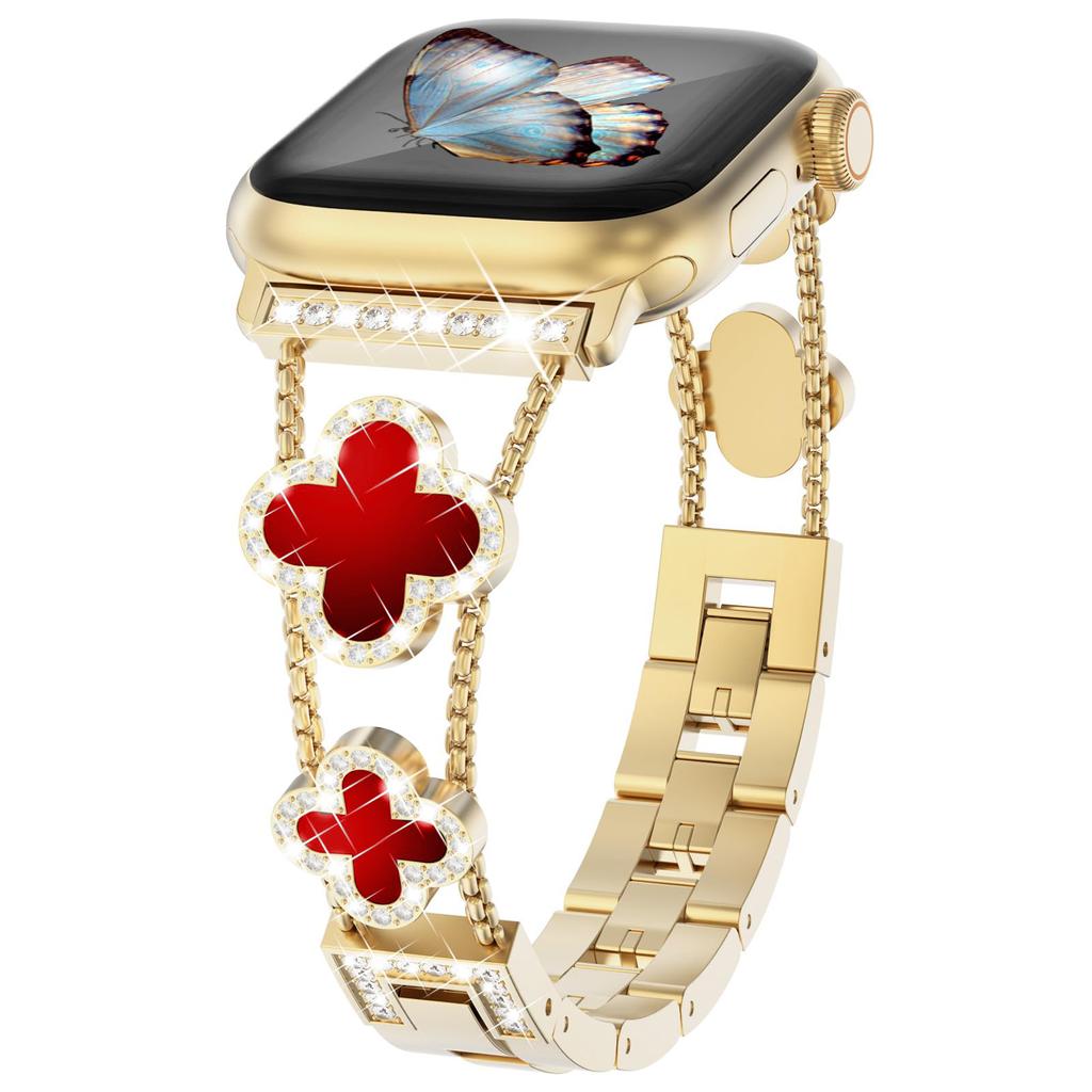 Блестящий бриллиантовый ремешок для Apple Watch 40 мм 42 мм 41 мм 38 мм 46 мм 44 мм 45 мм 49 мм Металлический браслет iWatch Ultra 2 серия 10 8 9 se