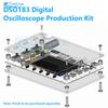 DS0138 Цифровой осциллограф 0-500 кГц, 2,4-дюймовый TFT с ЖК-дисплеем, зажим-крокодил, тестовый зажим для DIY измерительного прибора