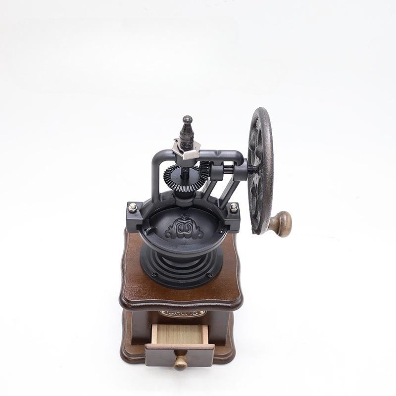 1 шт. Ретро Рокер Ручная Кофемолка Бытовая Кофемолка для Зерен Маленькая Ручная Кофемашина Помол Интегрированный