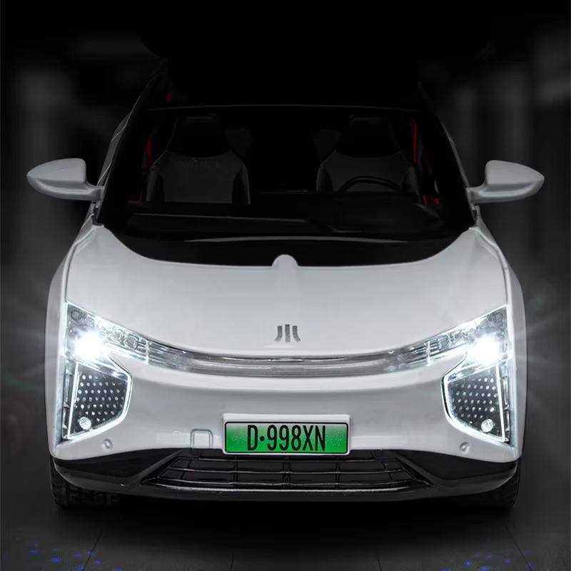 Новый 1:24 HiPhi X SUV сплав новая энергетическая модель автомобиля литая металлическая электрическая интеллектуальная модель дорожного автомобиля звук и свет детская игрушка подарок