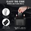 ZUKIDA Car Trash Car Storage Case Car Trash with Lid Built-in Storage