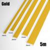 5M Mirror Wall Sticker Gold Decorative Lines Strip New Wall Ceiling Edge Strip  Living Room Decor