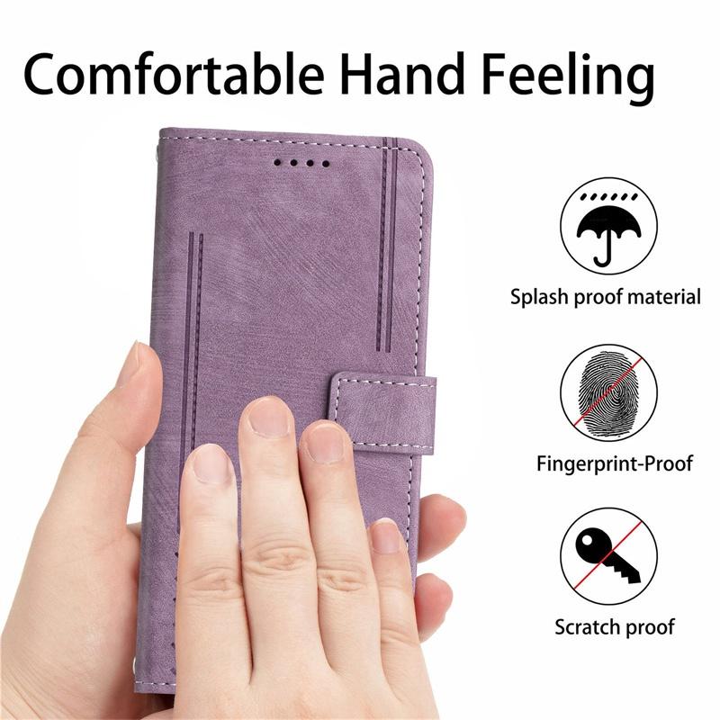 Casing For Tecno Camon 30 Premier Pova 6 Pro Neo Li9 CL9 4g 5g Leather Case Wallet Long Rope Flip Strap Crossbody Shoulder Card Slots Cover
