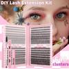 Diy Single Tuft Eyelash Book 10D20D30D40D50D60D Natural Thick D Song Segmented False Eyelashes
