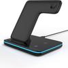 15w Fast Wireless Charger Stand For Iphone 14 13 12 11 X 8 Apple Watch 7 6 5 3 In 1 Charging Dock Station For Airpods Pro Iwatch