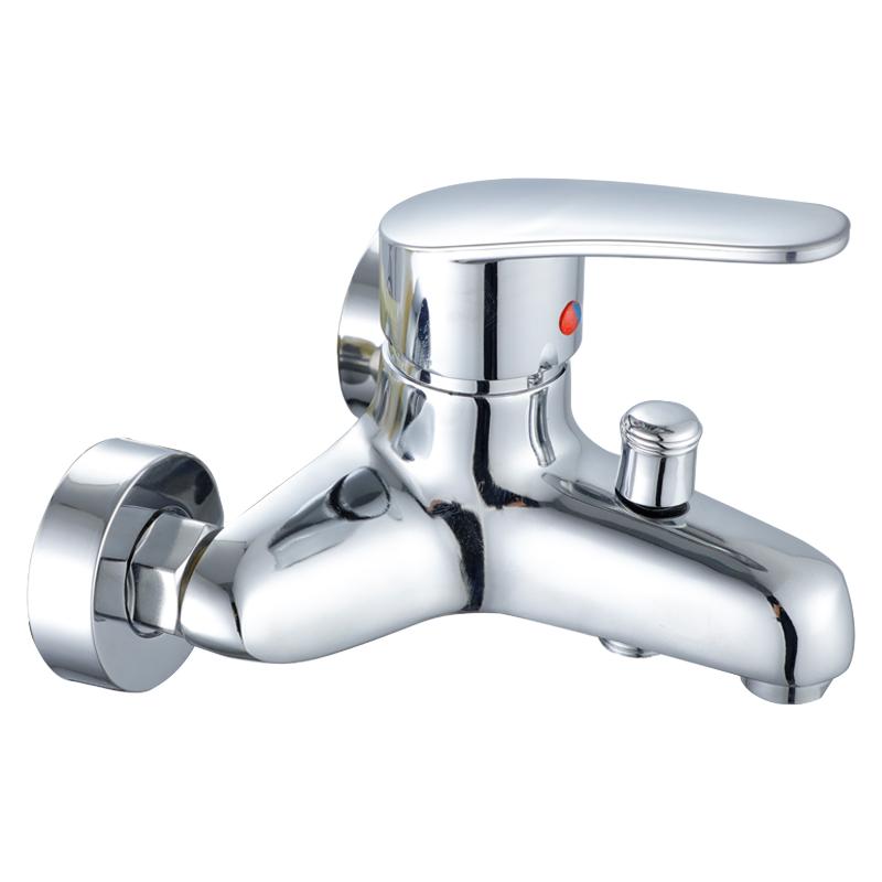Polished Chrome Single Handle Thermostatic Bath Shower Mixer Tap Set Rain Spray Pattern with Ceramic Valve Core Bathroom Faucets