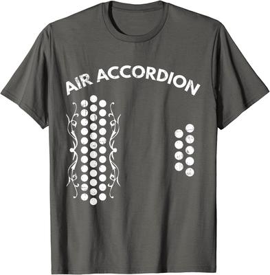 Air Accordion Graphic Music Instrument Musician Tee T-Shirt