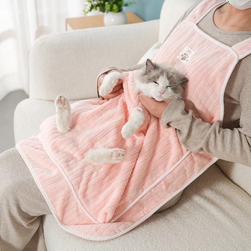 Petting Pet Travel Sleep Bag Cat Carrier Pouch Dog Puppy Bag Plush Outdoor Shoulder Bag Comfort Transport Bags for Cats Apron