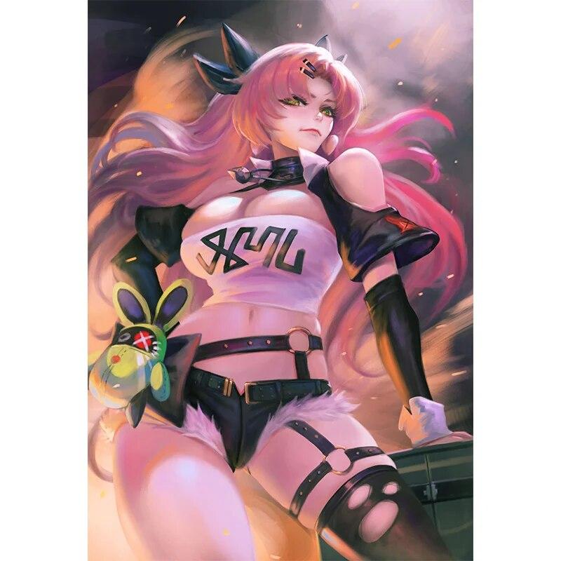 Принт игры Shroomie Ranni обнаженная сексуальная девушка художественный холст плакат гостиная домашний декор повесить настенную картину