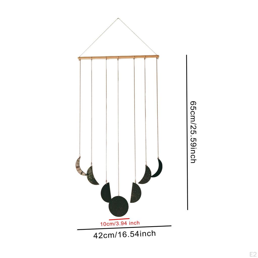 Настенное искусство с фазами Луны для декора дома и офиса