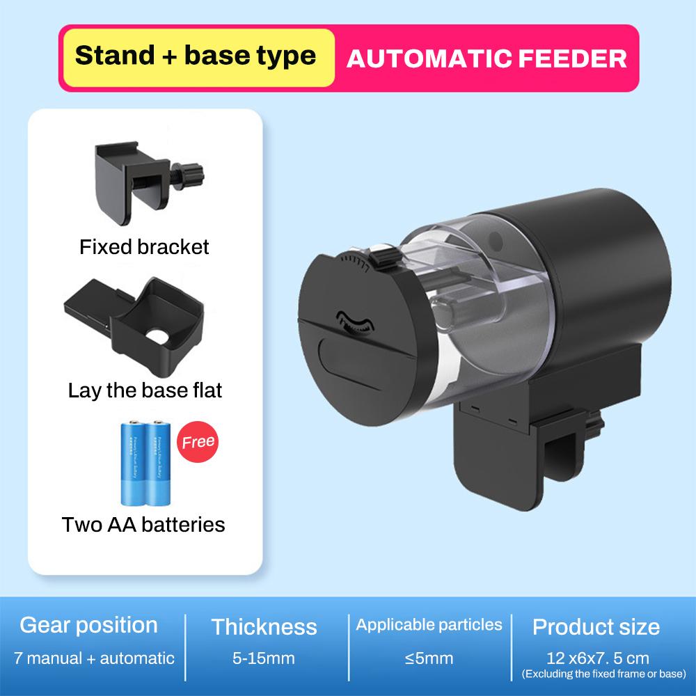 Автоматическая кормушка для рыб для аквариума, ручной и автоматический режим, ёмкость 100 мл, автоматические кормушки для рыб, просты в настройке, работают от батареек