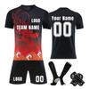 Personalised Shirts Kit Mens Girls With Name Number Custom Football Jerseys For Boys Training Suit