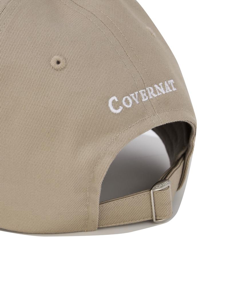 COVERNAT Оригинальная бежевая бейсболка с логотипом C