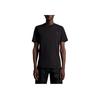 Moncler SS23 Solid Logo Embossed Crew Neck T-Shirt Men Tops Black I10918C00007829H8999