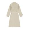 Benetton Embroidered Flap Trench Coat 3s 281ydn02j