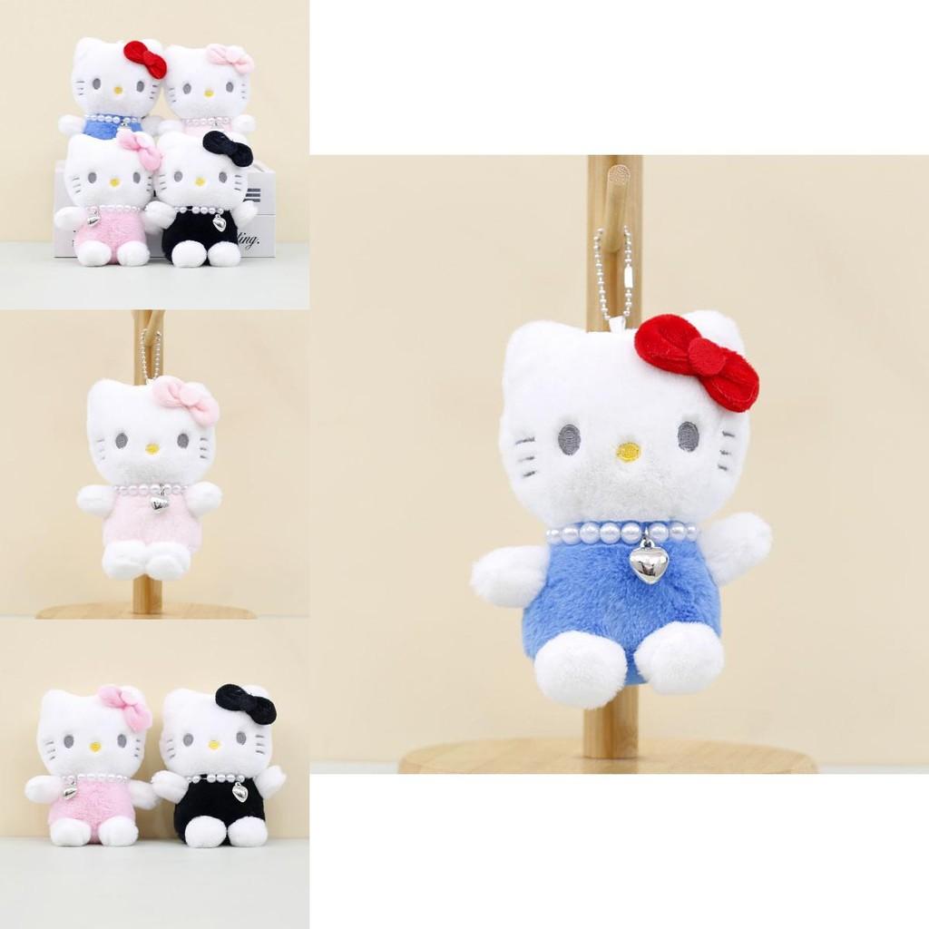 Очаровательный плюшевый брелок Hello Kitty 13 см, милый аксессуар-кошка для рюкзака, для девочек