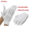 Мужские Женские Защитные от Пыли Красота Фокусник Удобные 100% Хлопок Белые Перчатки Этикет Перчатки Работа