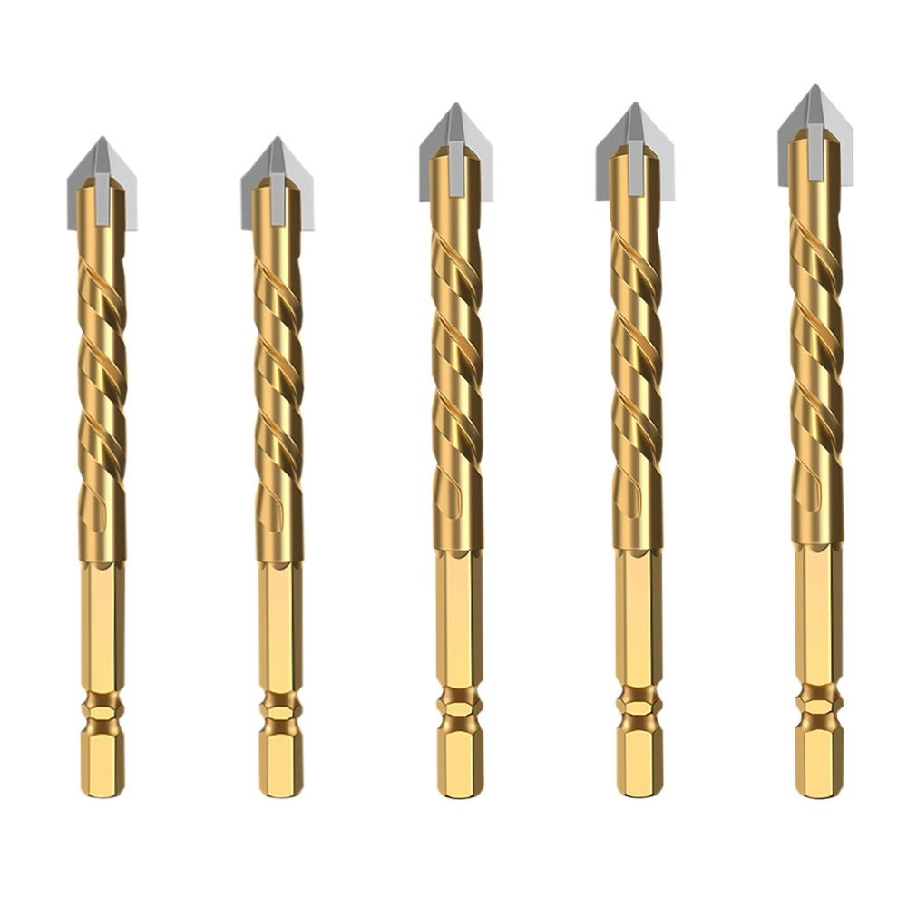 Hex Handle Drill Bits Hard Alloy Drilling Tools High Efficiency Metal Drill  Concrete