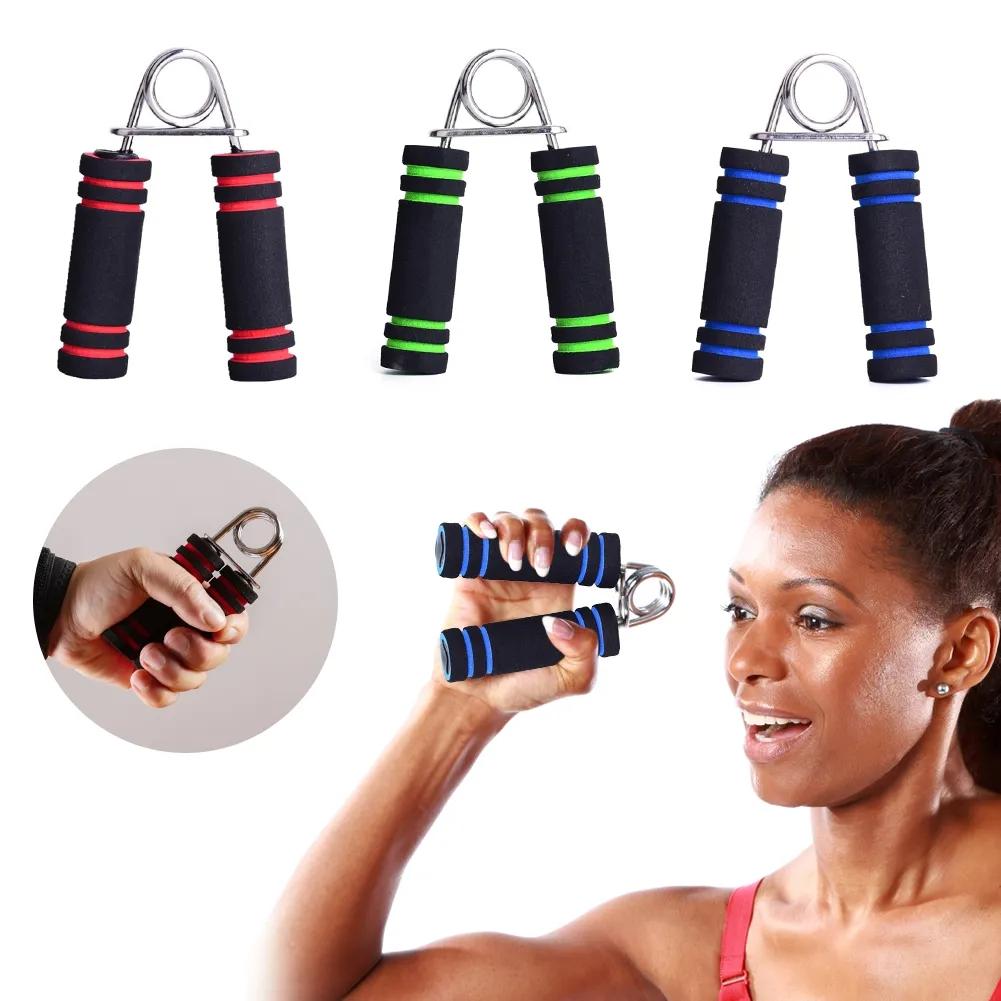 Finger Training Exercise Hand Grip Gym Workout Fitness Equipment 3-Color Cotton Sleeve Fitness Foam Hand Gripper Power Trainer