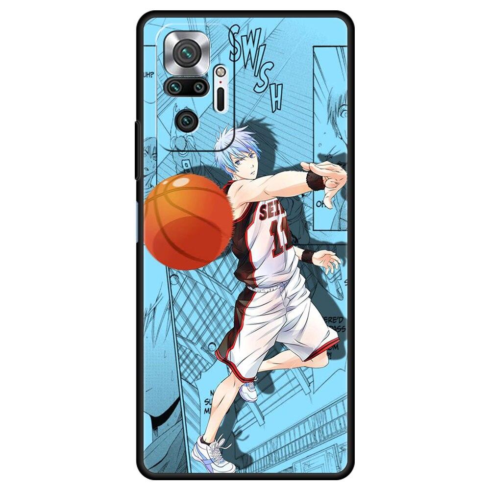 Case for Redmi 9 9a 10 8t 9c K40 for Xiaomi Redmi Note 11 10 9 Pro 11T 11proplus Cover 8pro 7 9S 9T Funda Kuroko No Basket