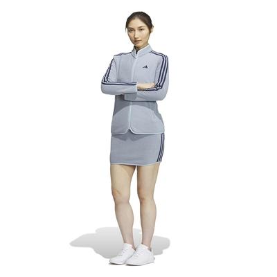 Флисовый гольф-комплект Adidas Golf с тремя полосками, цвет Wonder Women's Blue/Black