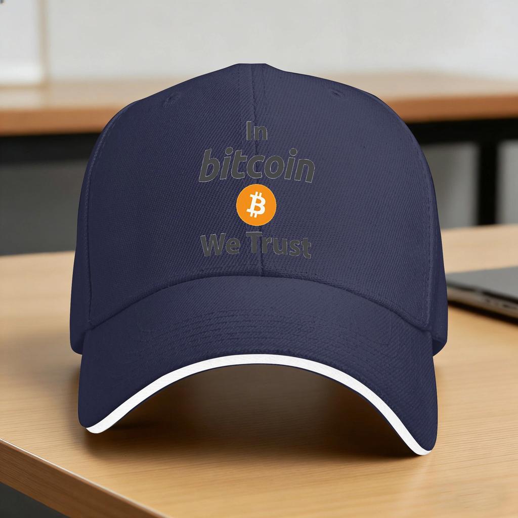 В Биткоин Мы Верим Для Фанатов Биткоина Солнечная Бейсболка Весна Унисекс Мужчины Индивидуальная Сделай Сам Хип-Хоп Кепки Высококачественные Бейсболки