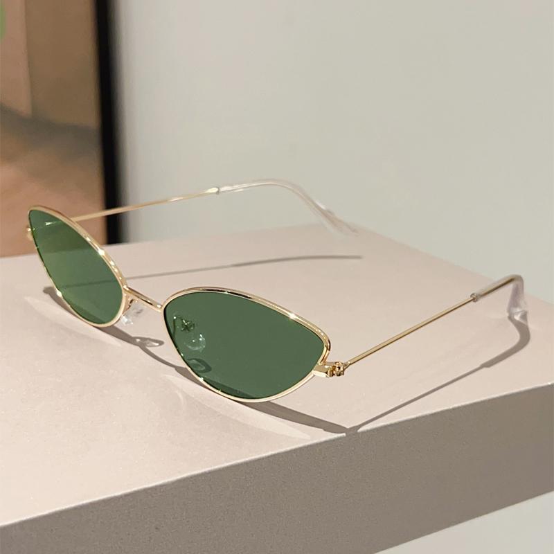 Винтажные солнцезащитные очки «кошачий глаз» женские Новая модная декоративная повседневная модель Ретро трендовый дизайн люксового бренда Солнцезащитные очки