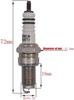 1 Piece TORCH D8RTI Iridium Spark Plug (Screw/Without Terminal) Replaces NGK [4816] DR8EIX [7162]