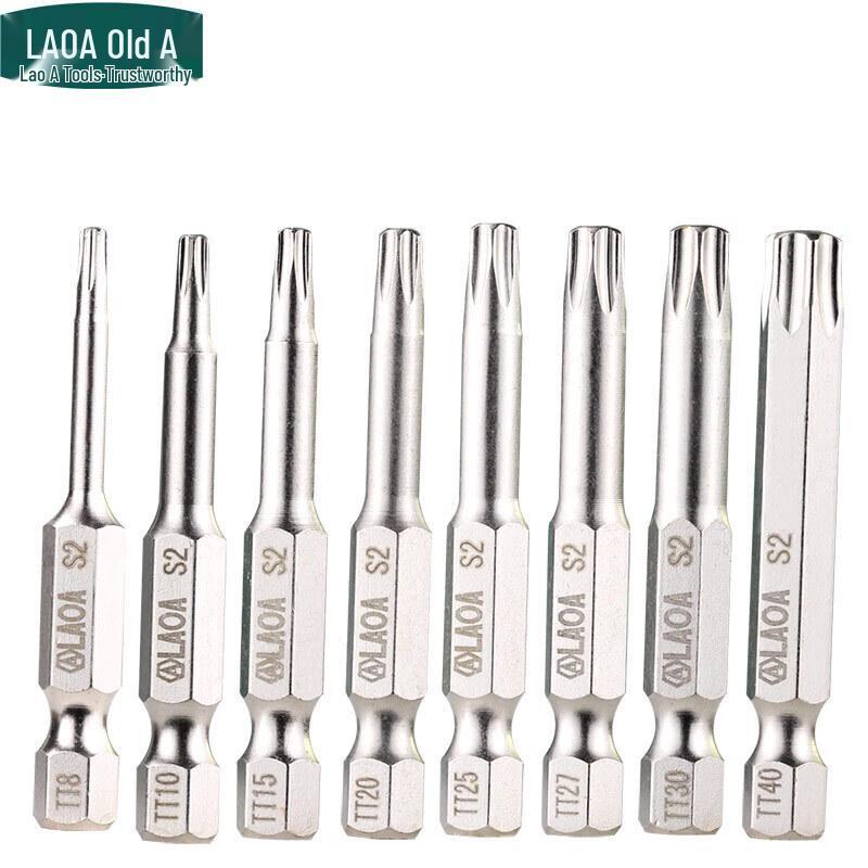 Магнитные Torx-биты LAOA серии 6.3 с защитой от вскрытия