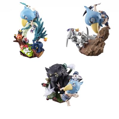 MegaHouse Petitrama EX Shangri-La Frontier против Монстр Диорама Коллекция (коробка)