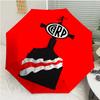 Feyenoord Rotterdam logo Print Automatic Umbrella, 8 Rib Iron Frame, Plastic Handle, Suitable for Outdoor Travel &Daily , Ideal Gift